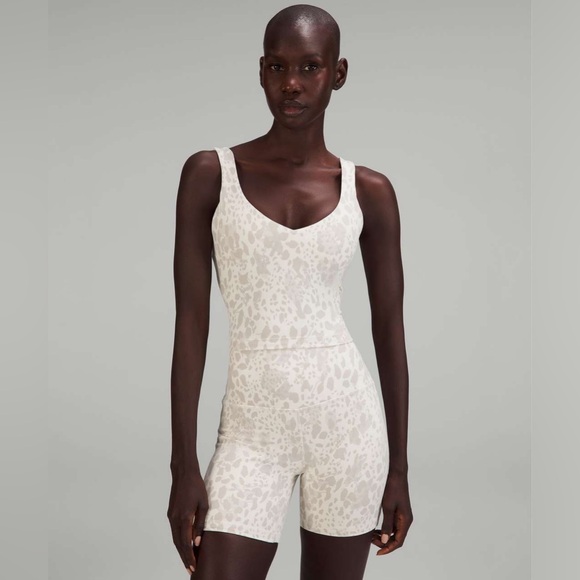 lululemon athletica Tops - Lululemon Align Tank Top in Cheetah Camo Antique White Multi Size 0